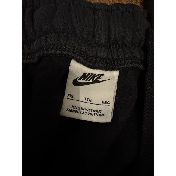 Nike Mens Sportswear Club Fleece Joggers Black XXL Sweatpants BV2671-010 - Picture 2 of 4